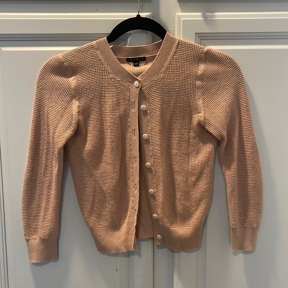 Theory cardigan good used condition very small